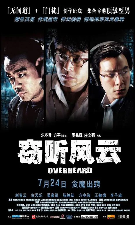 Overheard movie poster, 2009 Chinese film