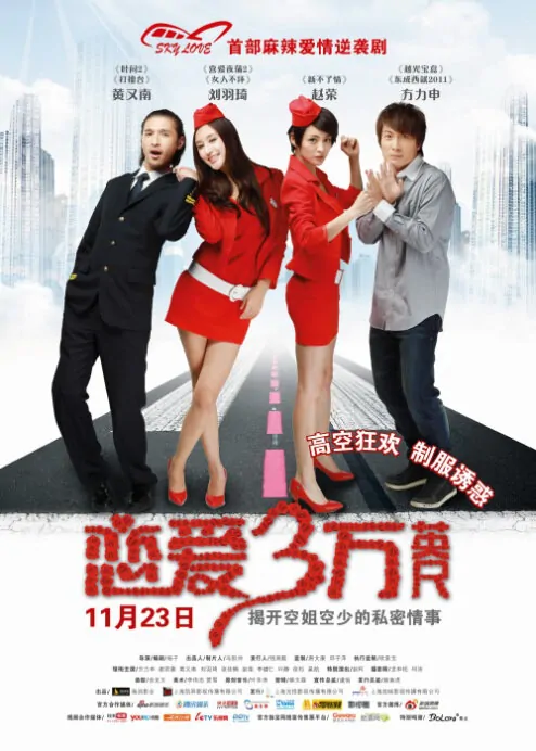 Love at 30000 Feet Movie Poster, 2012, Izumi Liu