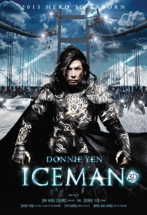 Iceman 3D Movie Poster, 2014 Kung Fu Movie