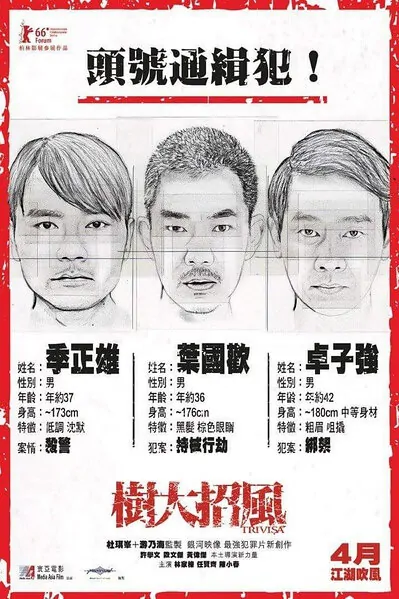 Trivisa Movie Poster, 2016 Chinese film