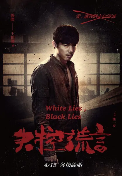 White Lies, Black Lies Movie Poster, 2016 Chinese film