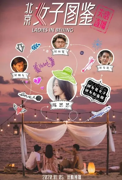 Ladies in Beijing 2 Movie Poster, 北京女子图鉴之失恋直播 2020 Chinese film