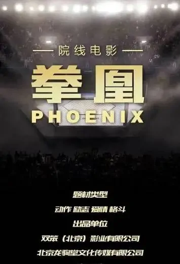 Phoenix Movie Poster, 拳凰 2022 Chinese film