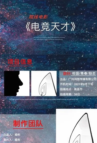Esport Genius Movie Poster, 电竞天才 2023 Film, Chinese movie
