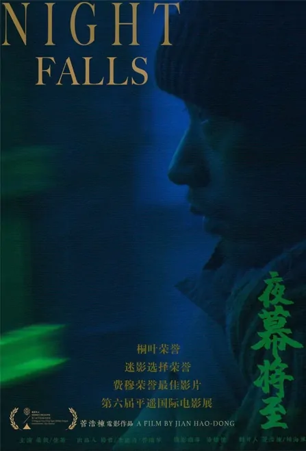 Night Falls Movie Poster, 夜幕将至 2023 Film, Chinese movie