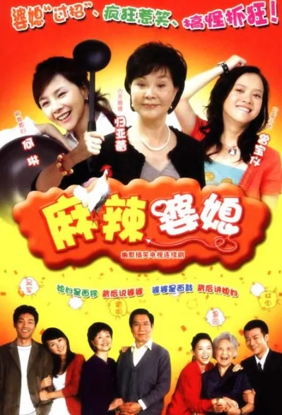 Spicy Mother-in-Law and Daughter-in-Law Poster, 麻辣婆媳 2006 Chinese TV drama series
