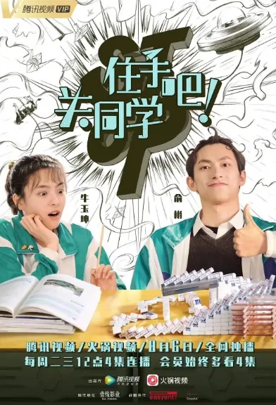 Stop It! Classmate Guan Poster, 住手吧！关同学 2019 Chinese TV drama series