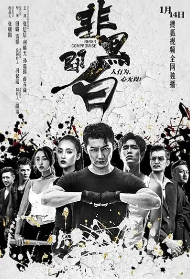 Never Compromise Poster, 非黑即白 2020 Chinese TV drama series