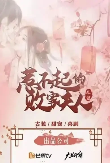 The Prodigal Lady Who Can't Be Provoked Poster, 惹不起的败家夫人 2021 Chinese TV drama series