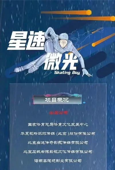 Skating Boy Poster, 星速微光 2022 Chinese TV drama series