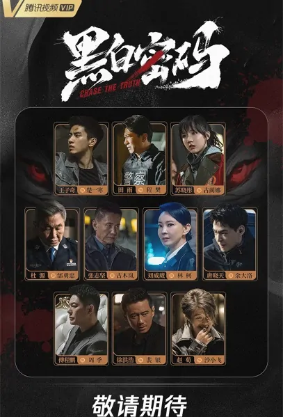 Chase the Truth Poster, 黑白密码 2023 Chinese TV drama series