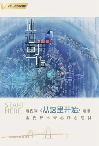 Start Here Poster, 从这里开始 2023 Chinese TV drama series