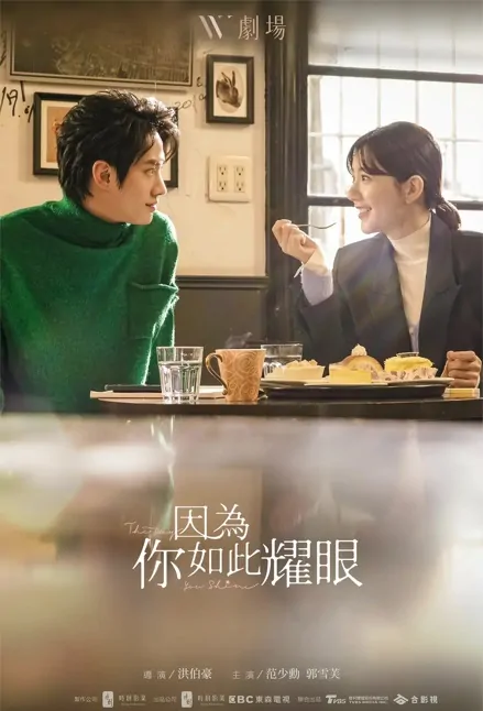 The Way You Shine Poster, 因為你如此耀眼 2023 Taiwan drama, Chinese TV drama series