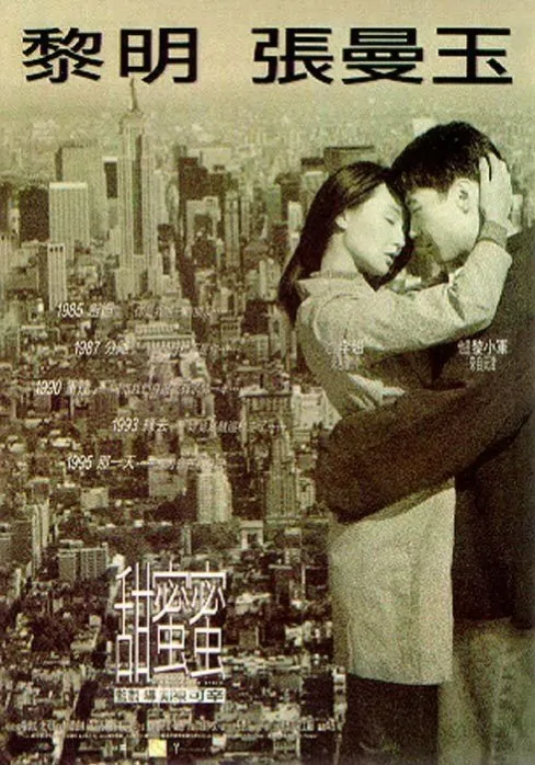 Comrades: Almost a Love Story Movie Poster, 1996, Actress: Maggie Cheung Man-Yuk, Hong Kong Film