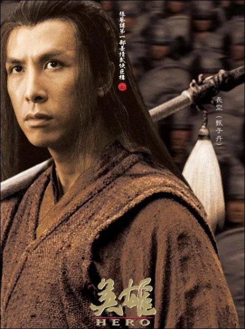 Hero movie poster, 2002, Actor: Donnie Yen Chi-Tan, Chinese Film
