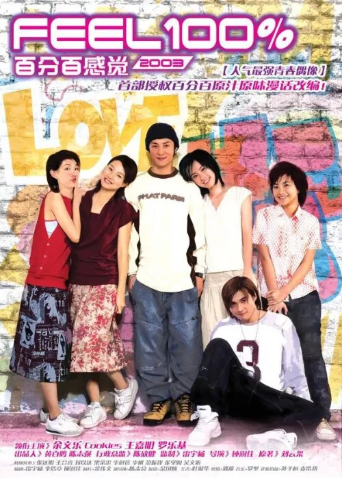 Feel 100% 2003 Movie Poster, Shawn Yue, Actress: Stephy Tang Lai-Yun, Hong Kong Film