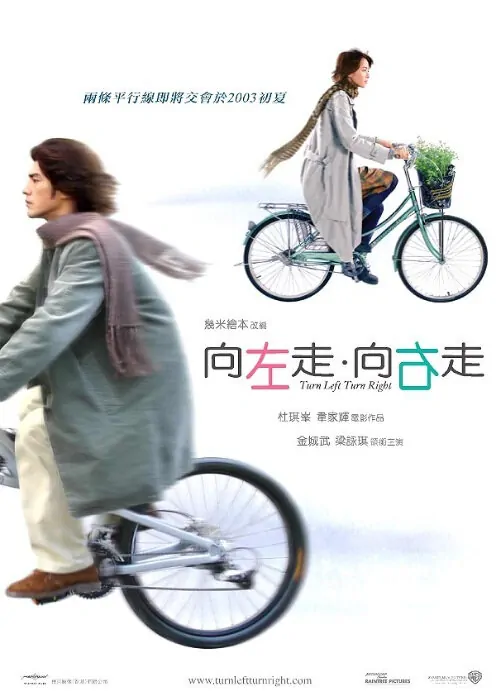 Turn Left, Turn Right Movie Poster, 2003, Actress: Gigi Leung Wing-Kei, Hong Kong Film