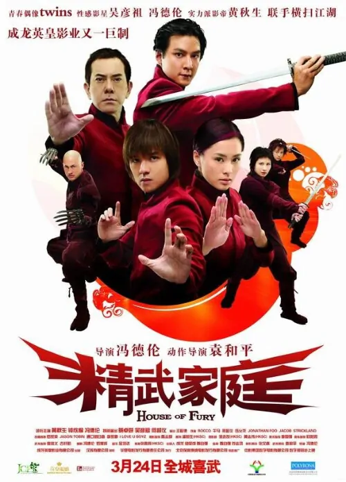 House of Fury Movie Poster, 2005, Actress: Gillian Chung Yun-Tong, Hong Kong Film
