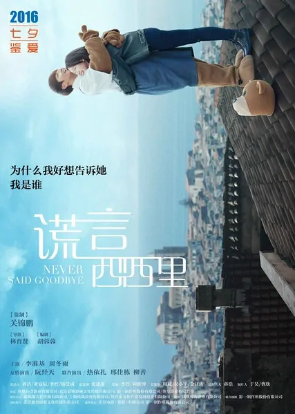 Never Said Goodbye Movie Poster, 2016 Chinese movie