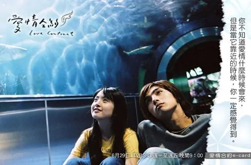 Love Contract Poster, 2004, Actress: Ariel Lin Yi-Chen, Taiwanese Drama TV Series
