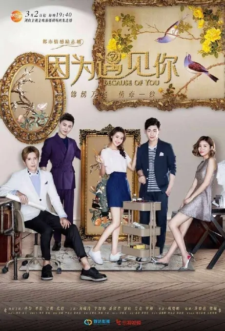 Because of You Poster, 2017 Chinese TV drama series
