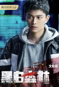Black & White Forest Poster, 心上欢喜 2024 Chinese TV drama series